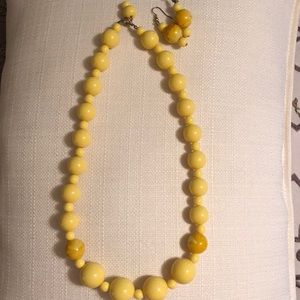 Necklace and earrings